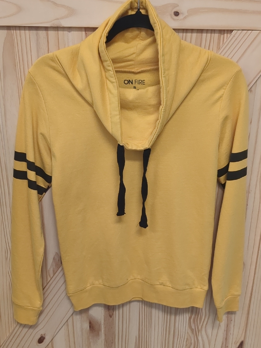 On Fire Yellow Sweatshirt
